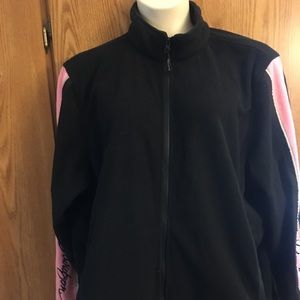Harley Davidson Zip Up Fleece pink ribbon 3X